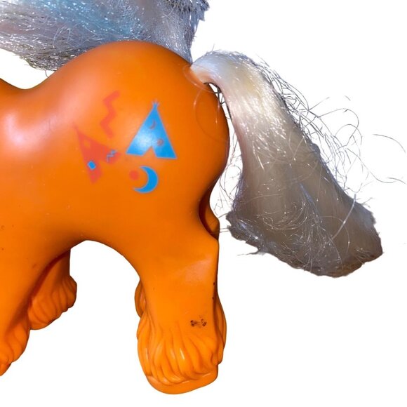 MLP Big Brother Pony Wigwam G1 Boy My Little Pony Toy - Orange With Blue Eyes & - Picture 7 of 15